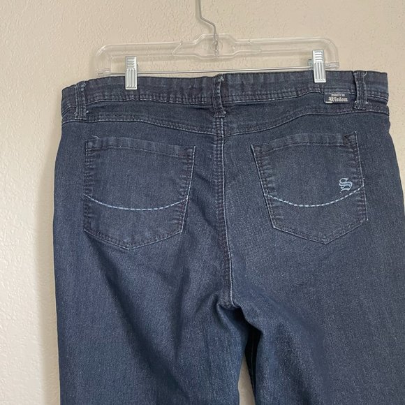 Torrid Source of Wisdom Dark Wash Flare Jeans Size 18 - Picture 5 of 8